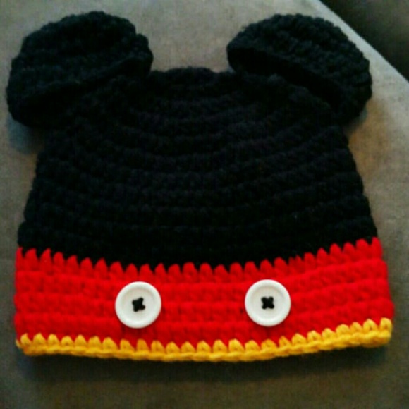 Other - Mickey Mouse Baby Hat (Handmade)